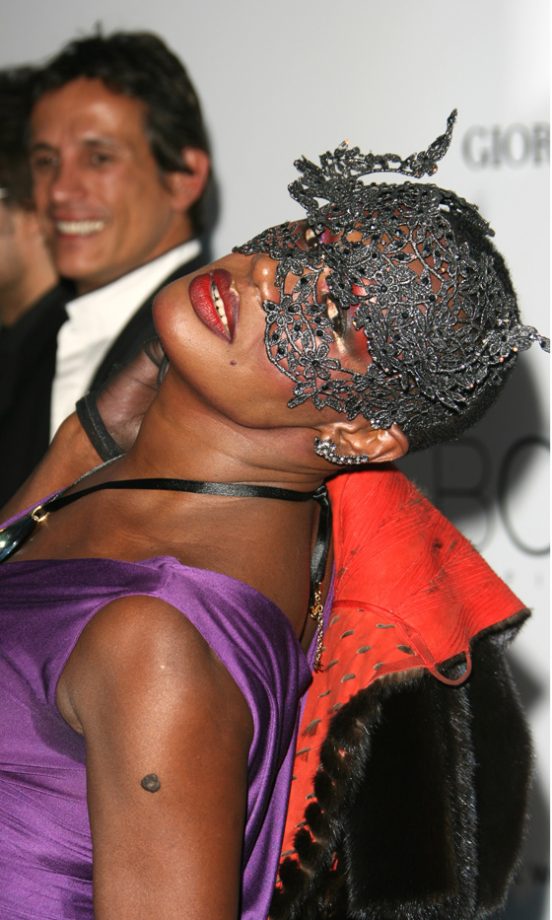 Grace Jones At The AMFAR Gala, Cannes 2010