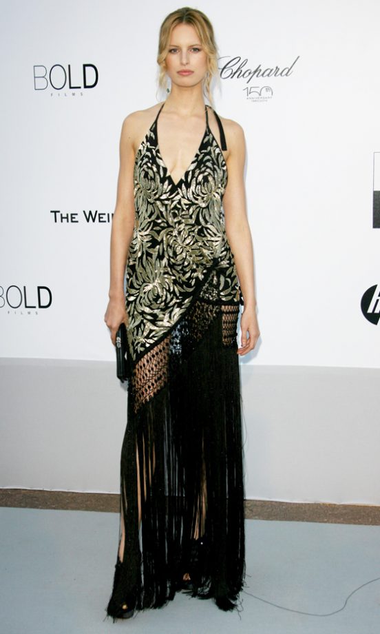 Karolina Kurkova At The AMFAR Gala, Cannes 2010
