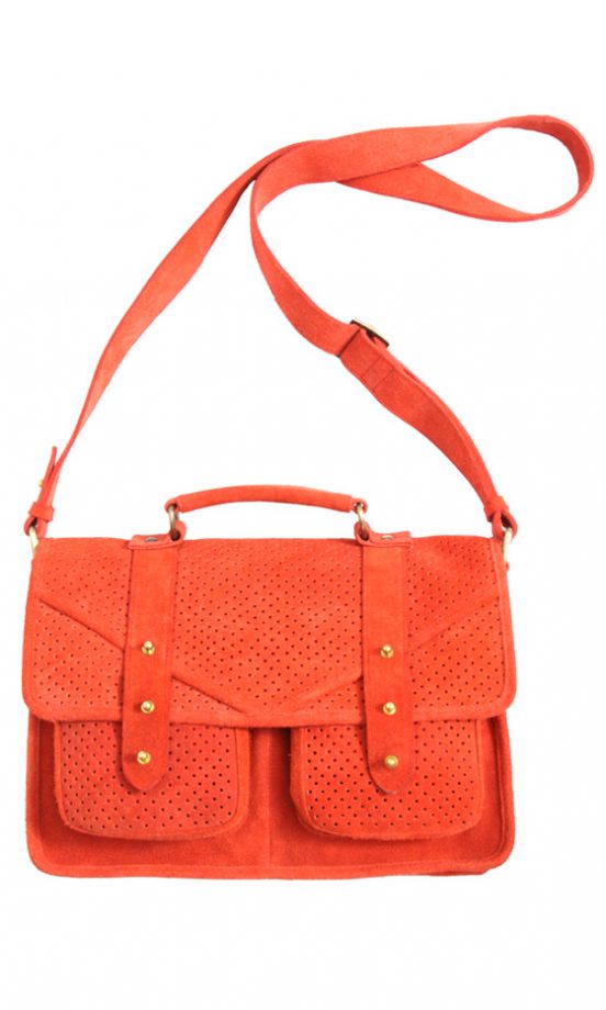 Asos Suede Studded Punchout Pocket Bag, £65