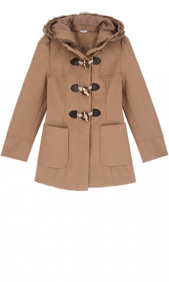 Debenhams Camel Hooded Duffle Coat, £75