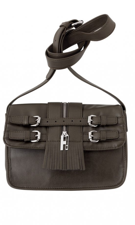 Debenhams Black Buckle Detail Body Bag, £22