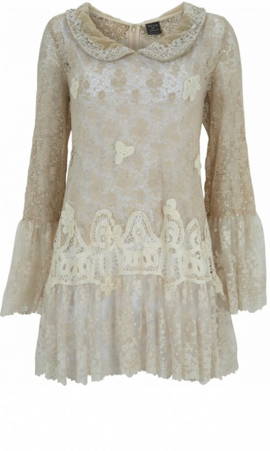 Kate Moss For Topshop Lace Hippy Dress, £225