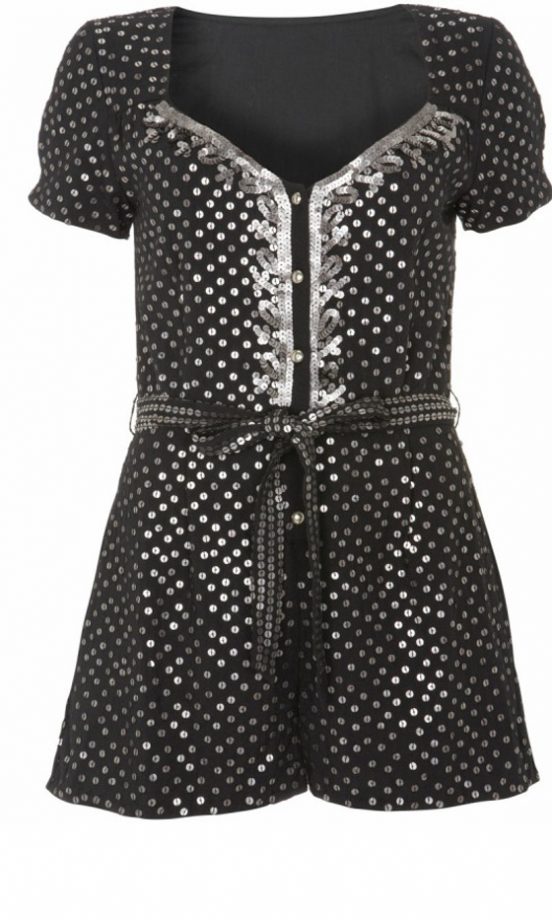 Kate Moss For Topshop Sequin Playsuit, £90
