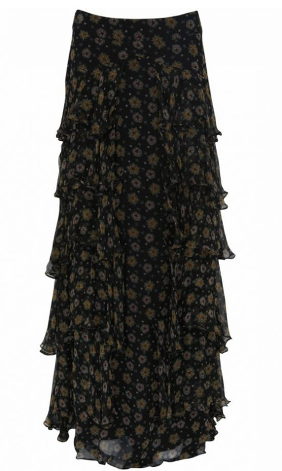 Kate Moss For Topshop Tiered Maxi Skirt, £80