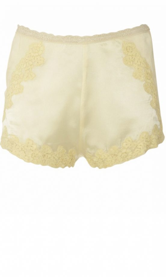 Kate Moss For Topshop Lace And Silk Bed Short, £30