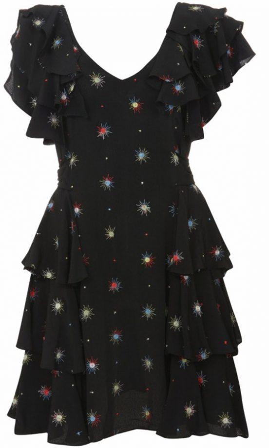Kate Moss For Topshop Star Ruffle Dress, £130