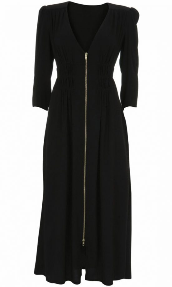 Kate Moss For Topshop Black Maxi Dress, £80