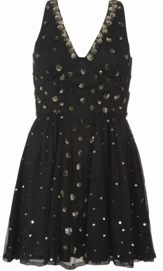 Kate Moss For Topshop Sequin Tuelle Dress, £130