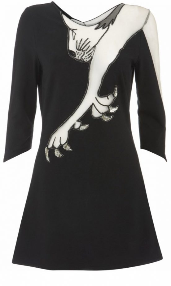 Kate Moss For Topshop Pather Mesh Dress, £100