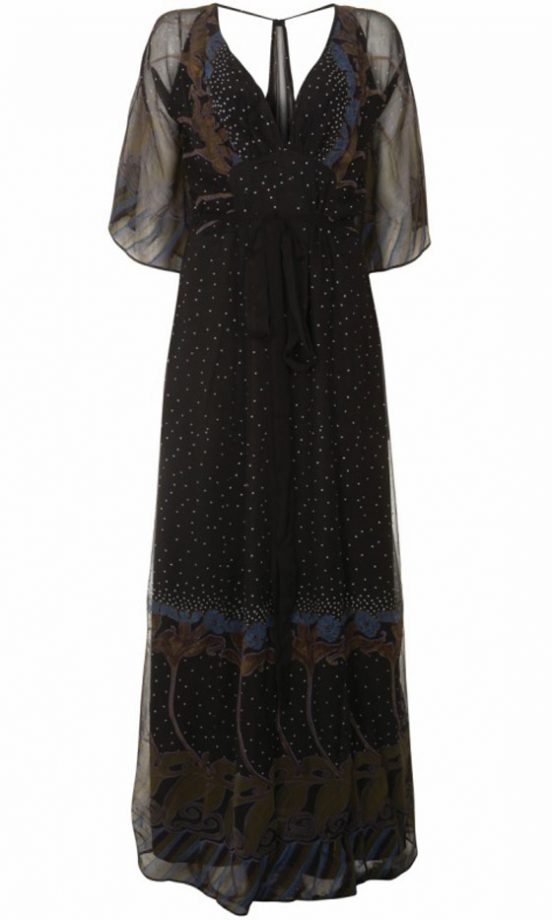 Kate Moss For Topshop Border Print Maxi Dress, £200