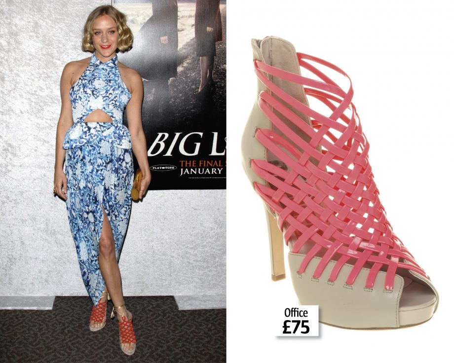 Get a pair of caged shoes like Chloë Sevigny’s at high-street shoe haven Office