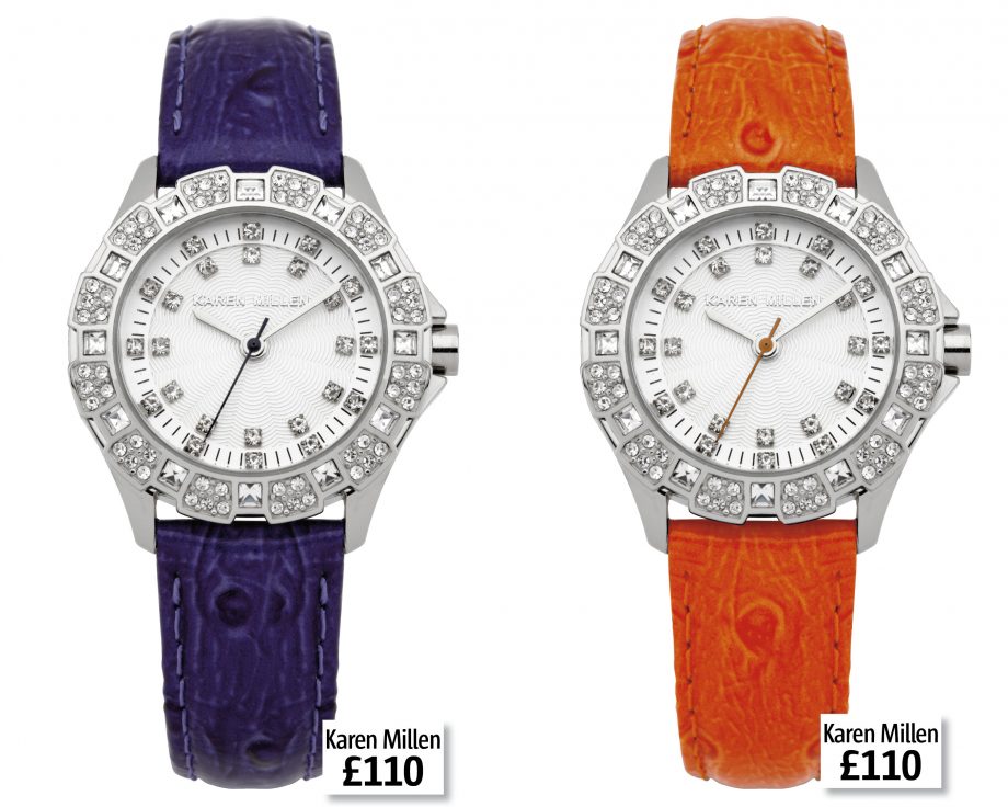 Shop Colour Block Watches, £110, from Karen Millen's spring/summer 2011 collection