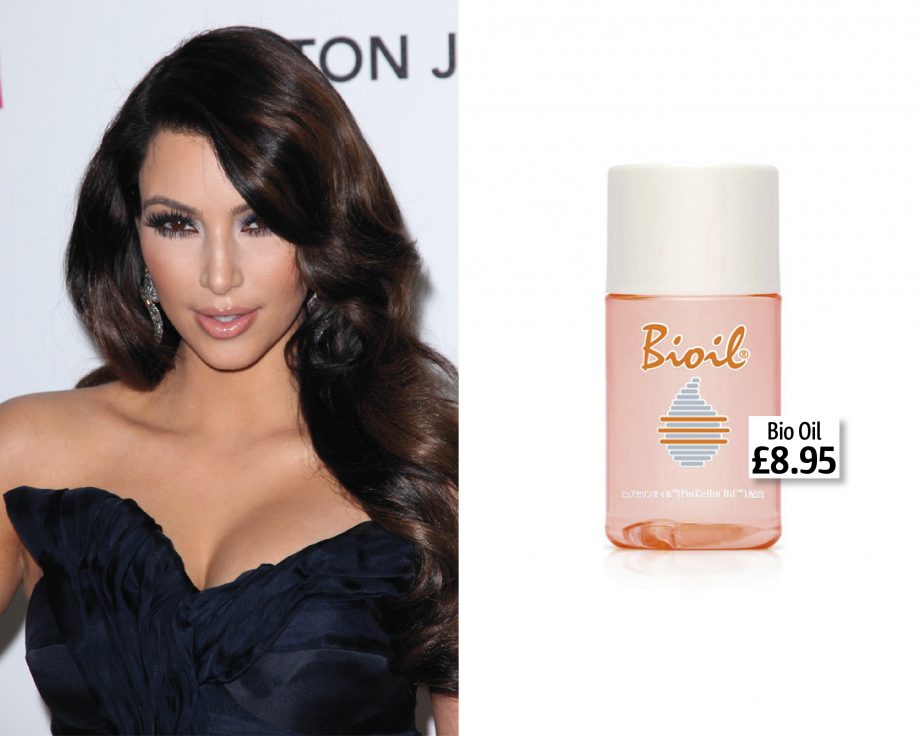 Kim Kardashian has revealed that she uses Bio Oil to keep her skin smooth and soft, shop the must-have beauty product at Boots