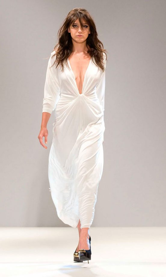 Daisy Lowe Looked Stunning On The Catwalk At BodyAmr's SS11 Fashion Show At London Fashion Week, September 2010