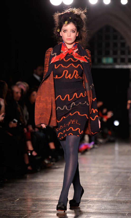 Daisy Lowe Returned To The Catwalk For Vivienne Westwood's AW11 Fashion Show At London Fashion Week, February 2011