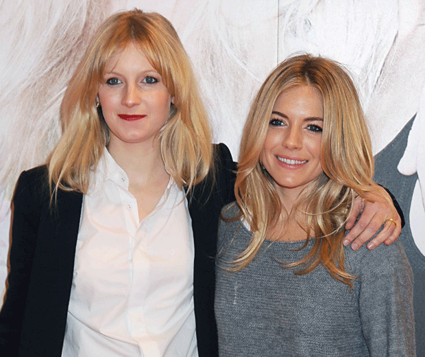 Sienna Miller and sister, Savannah, at their Twenty8Twelve Spring Summer 2011 launch