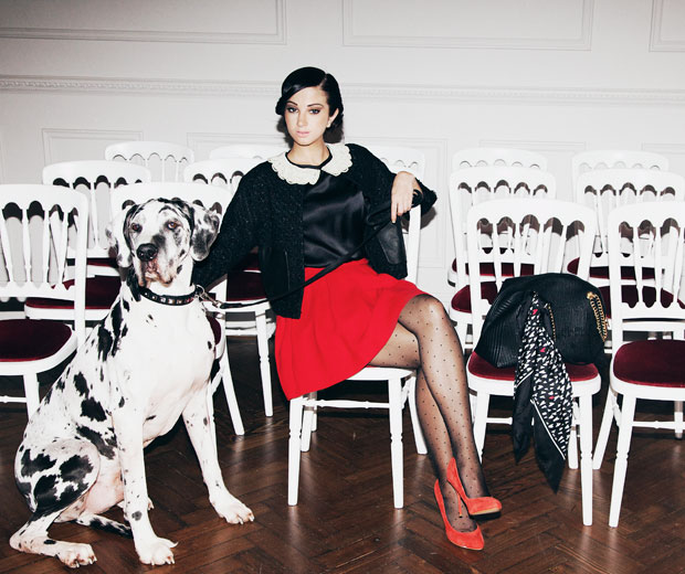Tulisa modelling for her LOOK magazine photoshoot - out now
