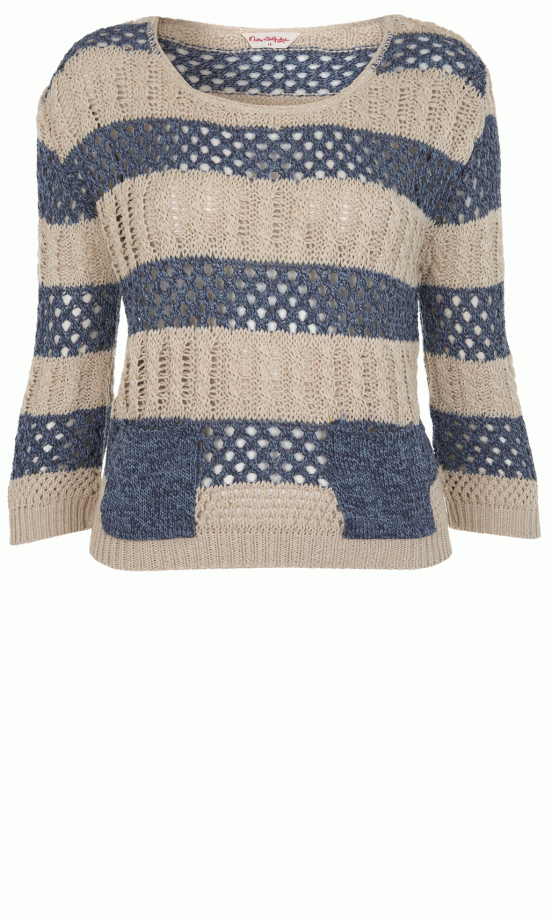 Miss Selfridge Stripe Knit Jumper, £34
