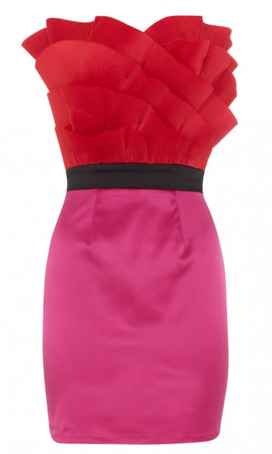 Lipsy Fan Pleat Dress, £65