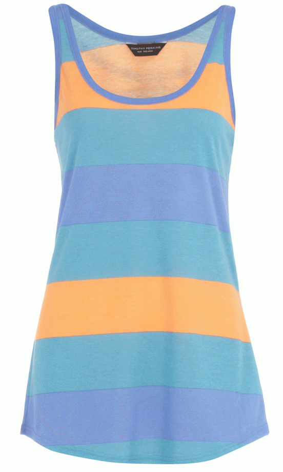 Dorothy Perkins Multi Stripe Top, £15