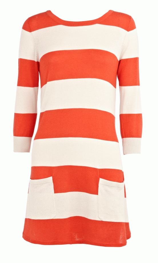 Warehouse Pocket Stripe Dress, Was £40 Now £15