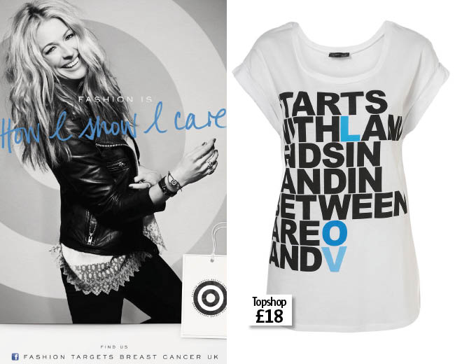 Cat Deeley Fronts Fashion Targets Breast Cancer With Topshop Tee