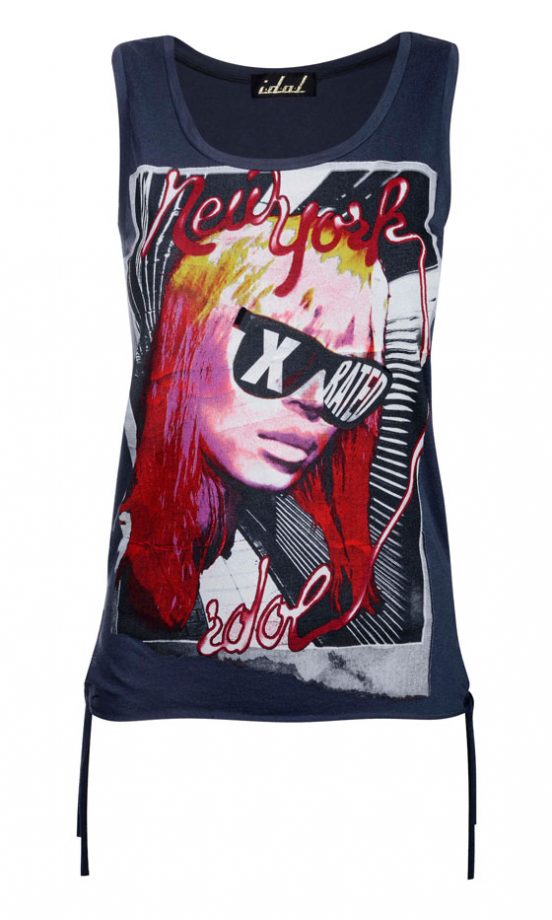 New Look Idol Collection '80s Knotted Vest, £19.99