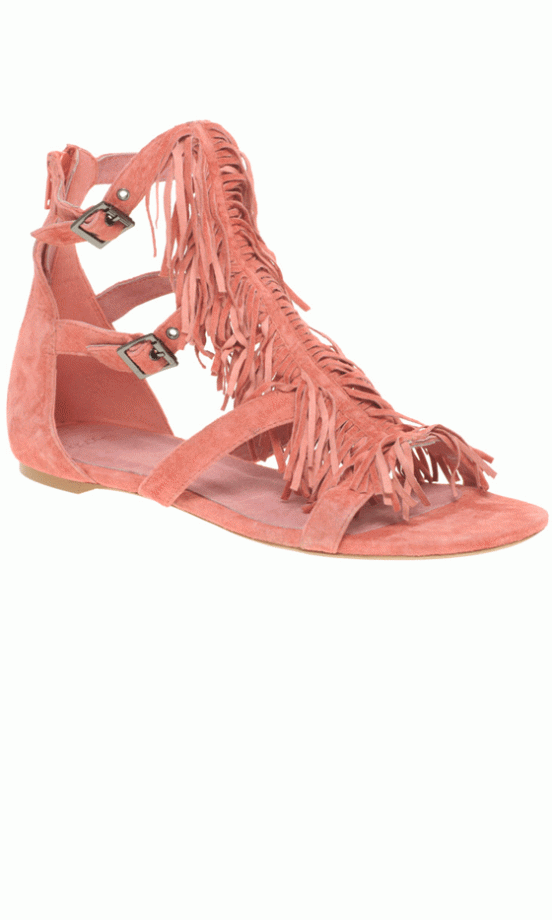 Asos Frankie Suede Fringe Sandal, £35