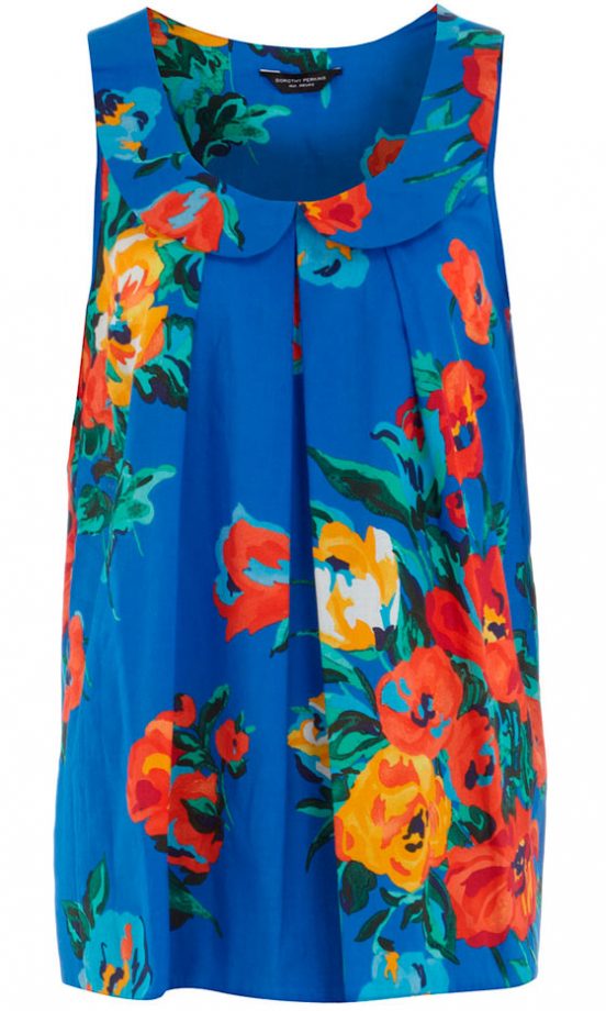 Dorothy Perkins Floral Peter Pan Top, £26