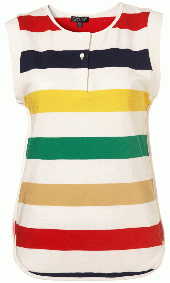 Topshop Deck Chair Stripe Tank Top, £16