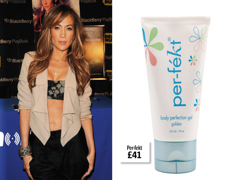 Use Per-fekt's body perfection gel and our ab crunch exercise to help get abs like Jennifer Lopez