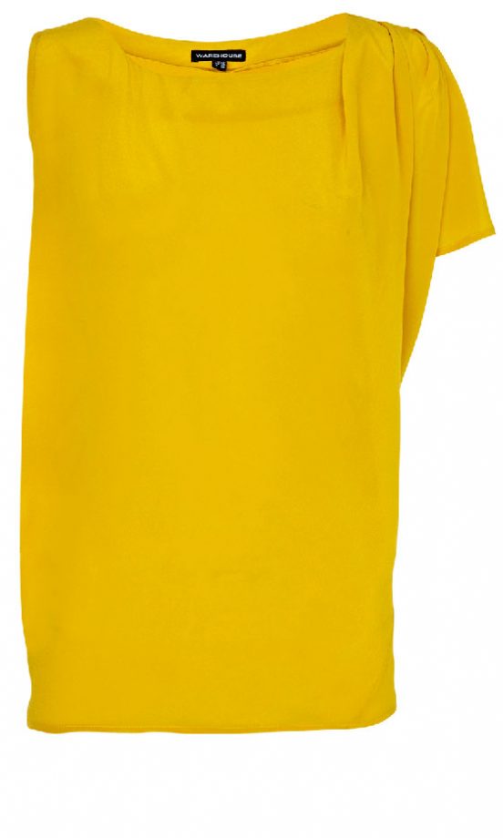 Warehouse Silk Asymmetric Tee, £50