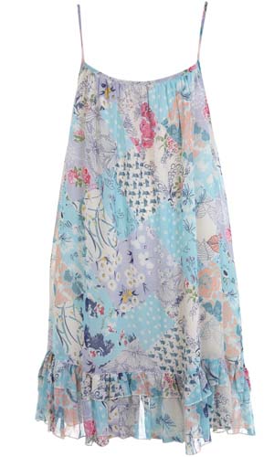 Shop Miss Selfridge's patchwork pretty swing dress