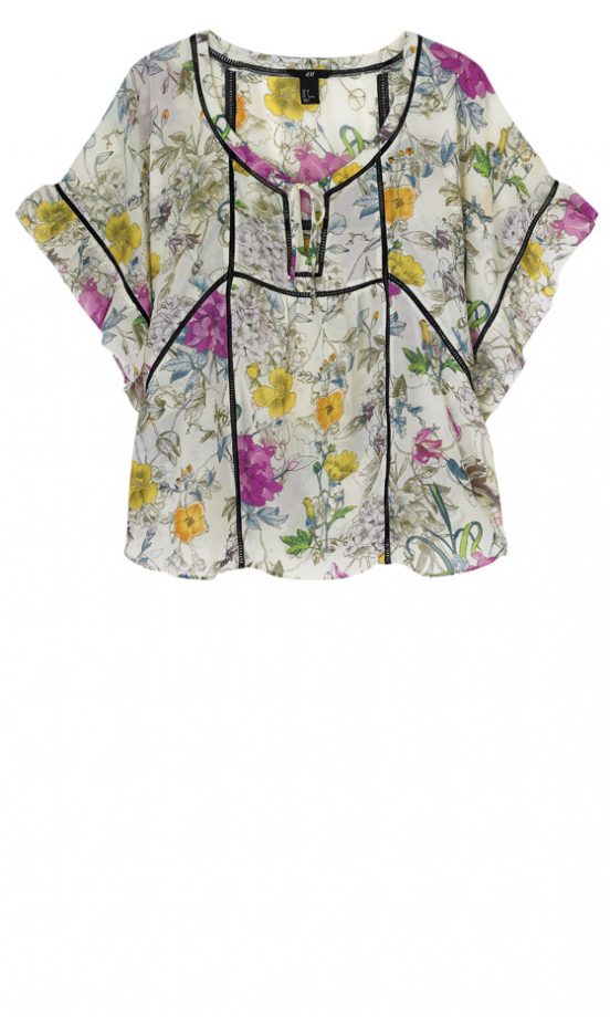 H&M Floral Print Top, £14.99 - In Stores Only