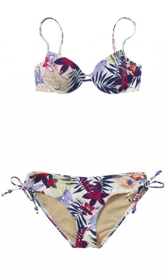 French Connection Bikini Top, £27 And Bottoms £24