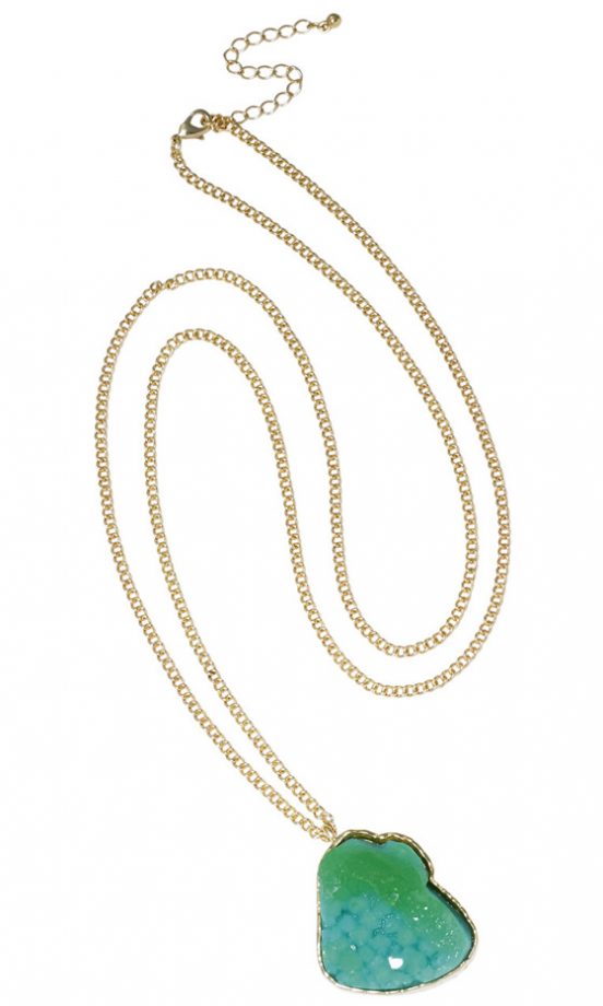 H&M Green Pendant Necklace, £6.99 - In Stores Only