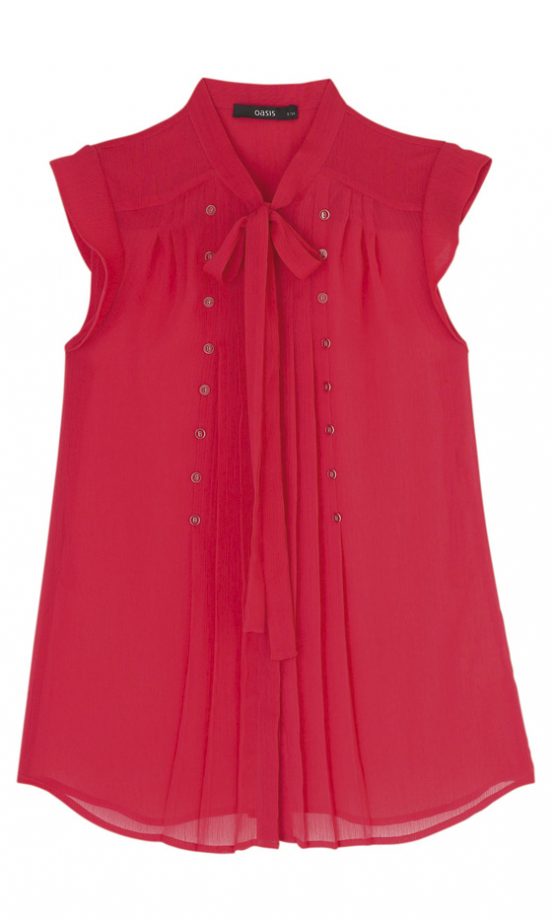 Oasis Tie Front Blouse, £35