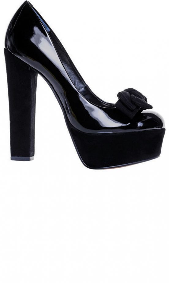 Carvela At Kurt Geiger Agnes Black Platform Shoe, £140