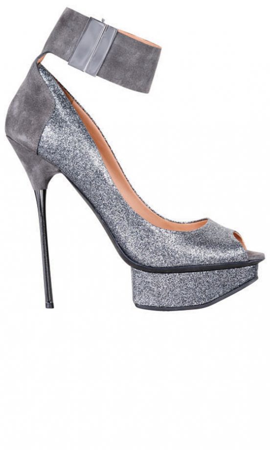 Kurt Geiger C'est Silver Statement Party Shoe