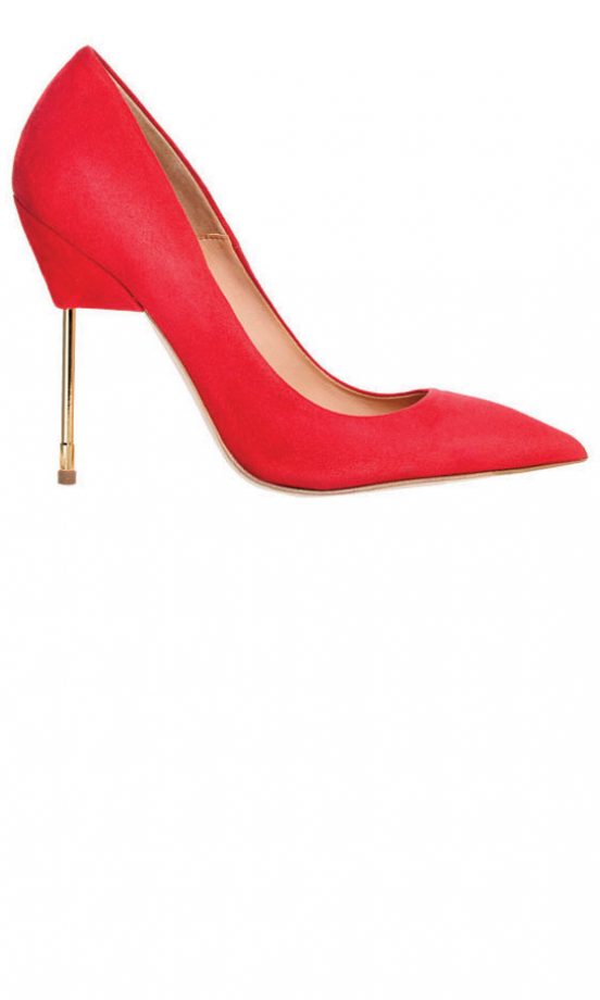 Kurt Geiger Statement Red Elliot Stiletto Shoe, £195