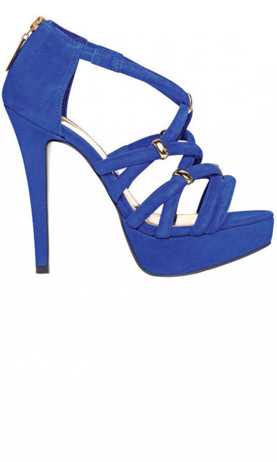Carvela At Kurt Geiger Girder Blue Sandal, £130