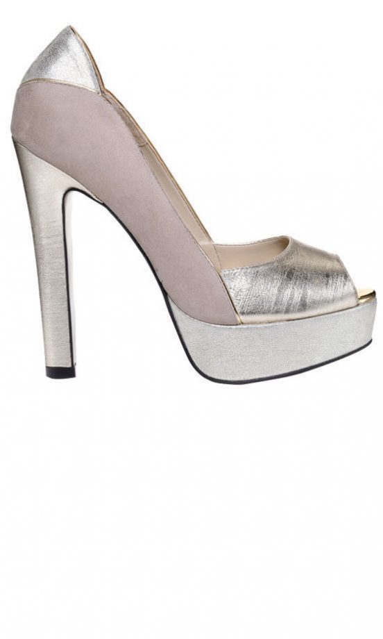 Carvela At Kurt Geiger Google Silver Sandal, £130