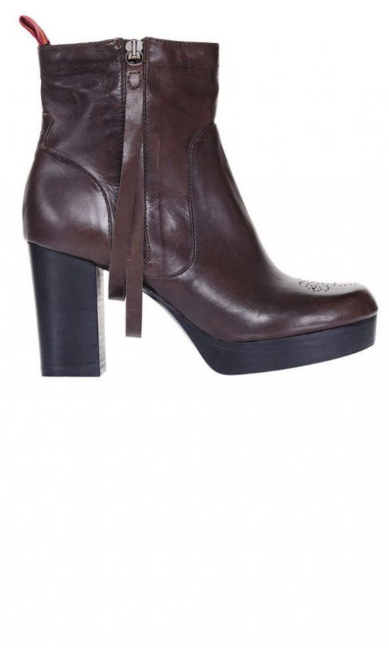 Kurt Geiger Saffron Brown Ankle Boot