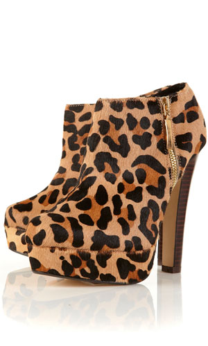 Topshop Leopard Print Ankle Boots, £80
