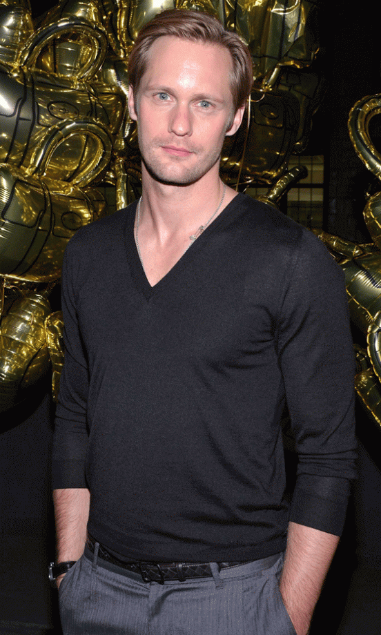 Alexander Skarsgard At Mulberry's 40th Birthday Bash At Skylight Studios, New York