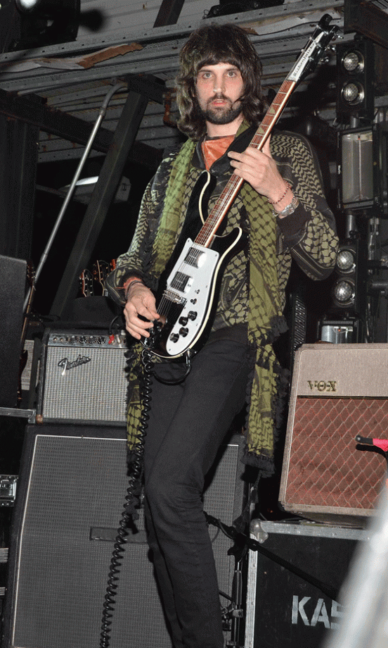 Kasabian's Sergio Pizzorno At Mulberry's 40th Birthday Bash At Skylight Studios, New York
