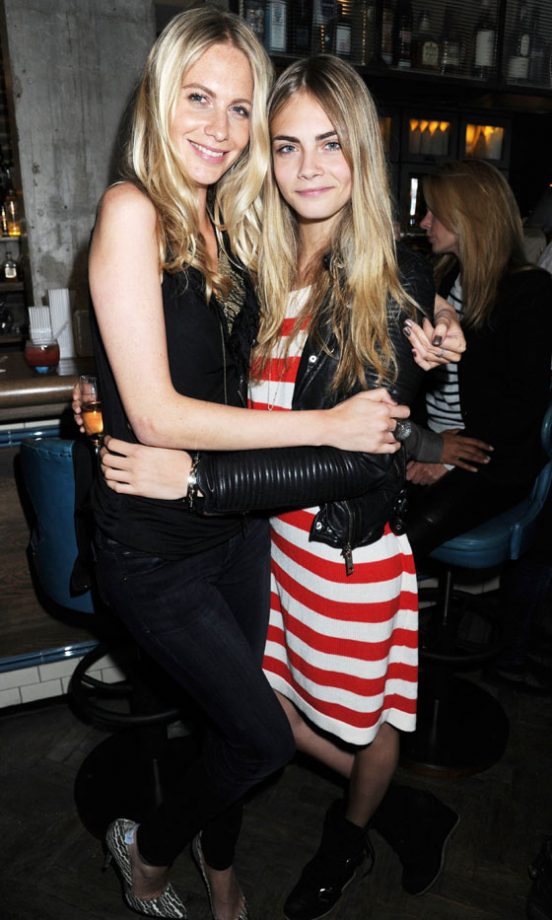 Poppy Delevigne With Fellow Model Sister Cara Delevingne Has Modelled For Burberry And Asos