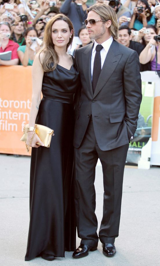 Brad Pitt And Angelina Jolie At The Toronto Film Festival, 2011