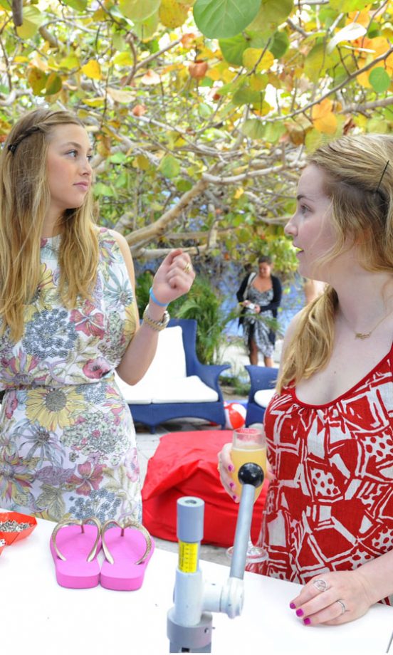 Whitney Port With Her Sister Paige Port At The Shore Club In Miami