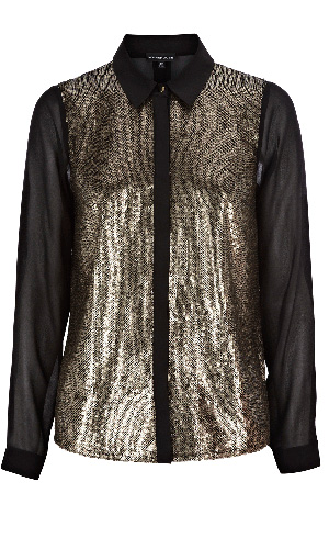 Shop this amazing sequin shirt from high street fashion favourite Warehouse and shop the best fashion buys of the week